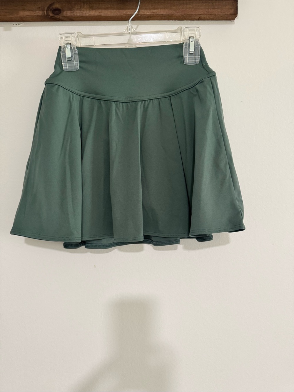 Gilly Hicks Sage Green Athletic Skater Skirt